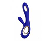 Lelo Soraya Wave - вибратор-кролик с движущимся вагинальным кончиком, 21.8х4.6 см (синий)