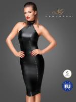 Noir Handmade Powerwetlook pencil dress - эротическое платье карандаш с мокрым эффектом, S (чёрный)