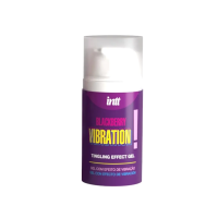 Intt Vibration Blackberry - Жидкий интимный гель с эффектом вибрации Ежевика, 15 мл