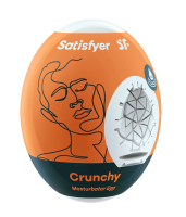 Satisfyer Egg Single Crunchy - Инновационный влажный мастурбатор-яйцо, 7х5.5 см