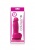 NS Novelties - Colours Pleasures 4 Dildo - яркий фаллоимитатор на присоске, 15х3.3 см (розовый)