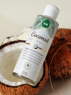 Intt Vegan Coconut - Веганское массажное масло с ароматом кокоса, 150 мл