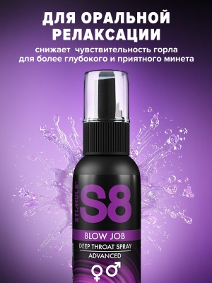 S8 Deep Throat Spray - Спрей глубокая глотка, 30 мл