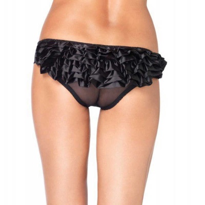 Leg Avenue Sheer Panty трусики с оборкой, S