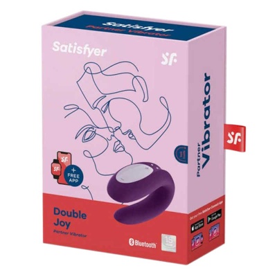 Satisfyer Partner Double Joy - Многофункциональный стимулятор для пар, 9.1х4.2 см 