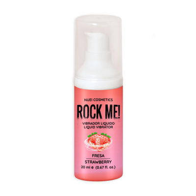 Жидкий вибратор Nuei ROCK ME! клубника, 20 мл