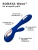 Lelo Soraya Wave - вибратор-кролик с движущимся вагинальным кончиком, 21.8х4.6 см (синий)