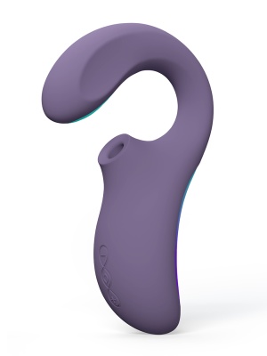 Lelo Enigma Double Sonic - вакуумный смарт стимулятор с вибрацией, 14 см