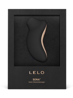 Lelo Sona - Звуковой массажер для клитора, 11.5 см (чёрный) 