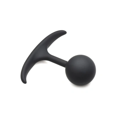 Heavy Hitters - анальная пробка с утяжелением M, 10х4.3 см 