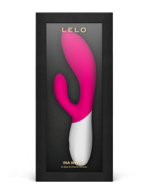 Lelo Ina Wave 2 - вибратор кролик, 20х4.5 см