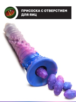 Большой рельефный дилдо, 29.2х7.4 см 