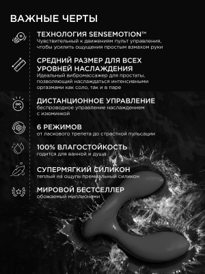 Lelo Hugo - Массажер простаты с пультом 