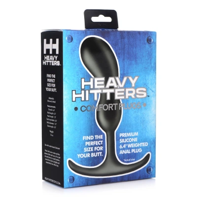 Heavy Hitters - массажер простаты с утяжелителями M, 16.3х3.8 см 