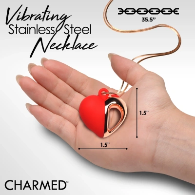 Charmed Heart - ожерелье с подвеской вибратором, 90 см 