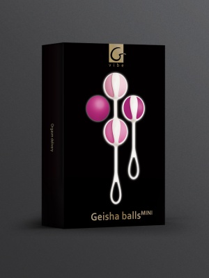 Вагинальные шарики Geisha Balls Mini, 14х2.2 см