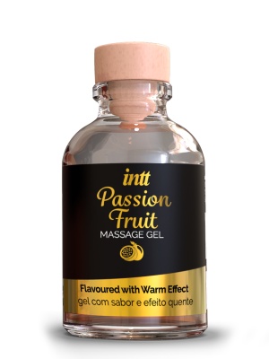 Intt Passion Fruit Massage Gel - Съедобный гель для интимного массажа, 30 мл (маракуйя)