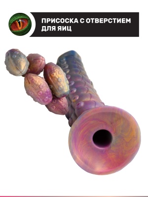 Рельефный дилдо, 22.9х6.1 см