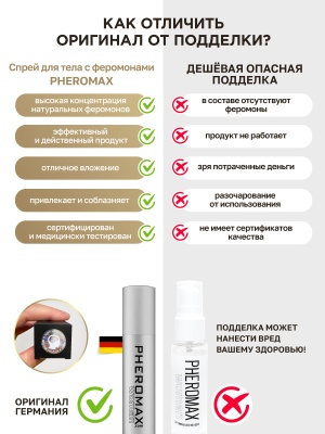 Женский спрей для тела с феромонами Pheromax for Woman, 14 мл.