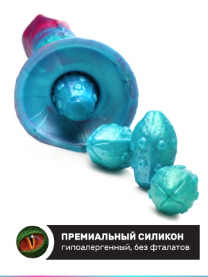 Рельефный дилдо, 22х6.1 см