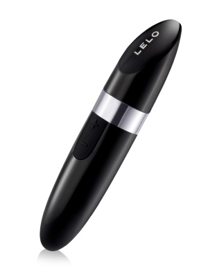 Lelo Mia 2 мини-вибратор для клитора в форме губной помады, 11х2.2 см (чёрный) 