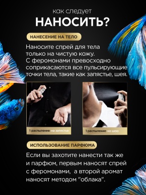 Мужской спрей для тела с феромонами Pheromax Oxytrust for Man, 14 мл.