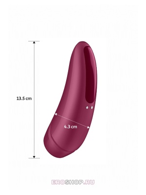 TESTER Satisfyer Curvy1+ вакуумный стимулятор клитора с управлением через приложение 