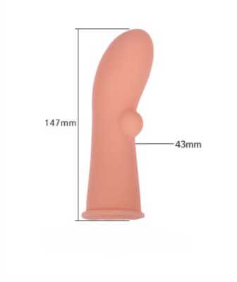Kokos Extreme Sleeve 001 размер М - Насадка на фаллос с имитацией пирсинга - 14,7 см.  