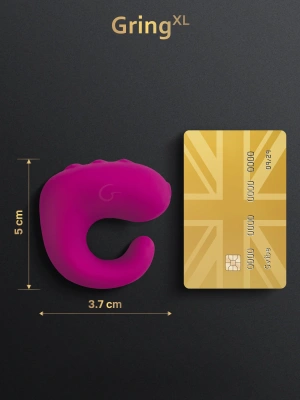 Вибрирующее кольцо и пульт управления Gvibe Gring XL - 2 в 1, 5х3.7 см 