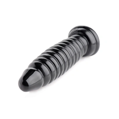 Obsession - ребристый анальный стимулятор, 17.8х5 см