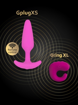 Миниатюрная пробка с вибрацией Gvibe GPlug XS, 7х2.45 см 