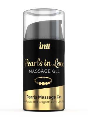 Intt Pearls in Love - набор для интимного массажа с жемчужным ожерельем, 15 мл