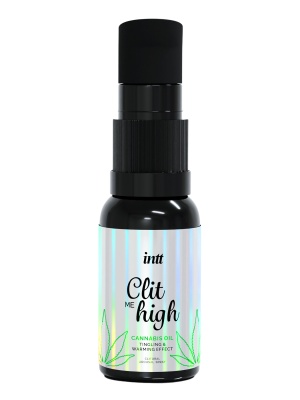 Intt Clit Me On High Cannabis Oil - Согревающий жидкий вибратор для клитора, 15мл