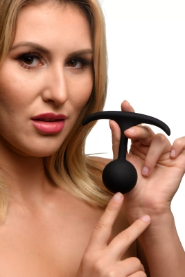 Heavy Hitters - анальная пробка с утяжелением M, 10х4.3 см 