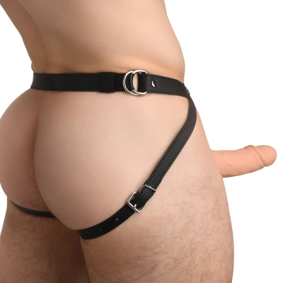Size Matters - полый силиконовый страпон, 16х4.6 см