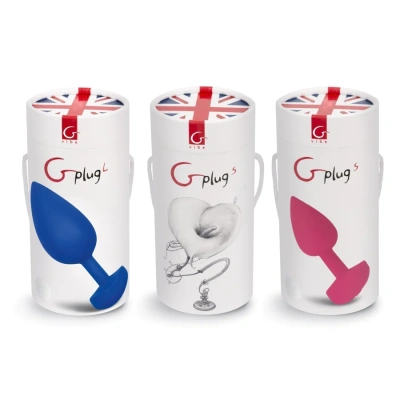 Анальная пробка с вибрацией Gvibe Gplug L, 10,5 см 