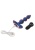 Toy Joy The Bold Beaded Vibr Anal Plug - анальная виброёлочка с дистанционным управлением, 16х3.7 см (синий)