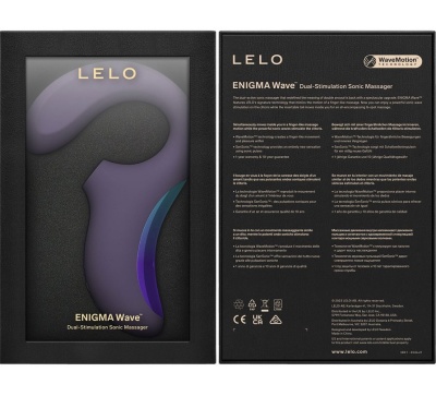 Lelo Enigma Wave - вакуумный стимулятор тройного действия, 14 см