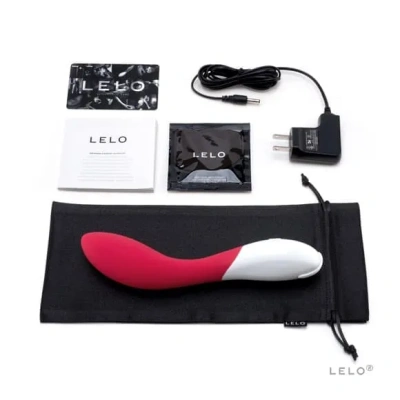 Классный вибратор для точки G Lelo - Mona 2, 19 см (вишневый)