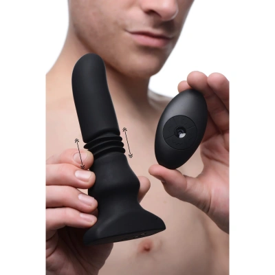 XR Brands - Вибромассажер с имитацией фрикций, 17,1х4.6 см