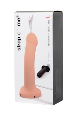 Strap-On-Me Squirting Cum Dildo Semi-Realistic Vanille L - Фаллоимитатор, 19.6хз.6 см (телесный)