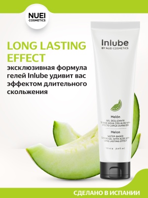 Nuei Inlube - водный лубрикант с алоэ вера и ароматом дыни, 100 мл