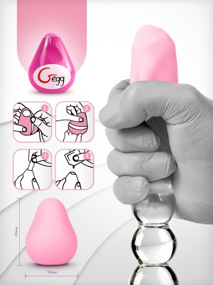 Gegg Pink - Мастурбатор яйцо, 6.5х5 см