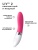Гладкий вибратор Liv 2 (Lelo, Швеция) - 17.5х3.5 см (розовый)