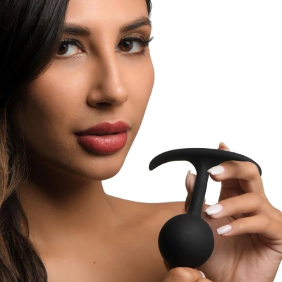 Heavy Hitters - анальная пробка с утяжелением M, 10х4.3 см 