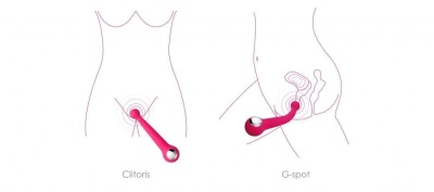 Svakom Bonnie - Гнущийся вибратор для точки G, 19.8х4.8 см (розовый)