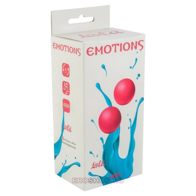 Lola Toys Emotions Lexy Large - Укрепляющие вагинальные шарики без сцепки, 3 см (розовый)