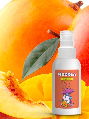 Москва Вкусная - гель для удовольствия с ароматом персика и манго, 100 мл