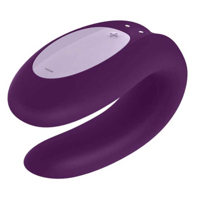 Satisfyer Partner Double Joy - Многофункциональный стимулятор для пар, 9.1х4.2 см 