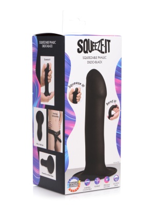 Squeeze-It  - гибкий силиконовый фаллоимитатор, 17.2х3.8 см